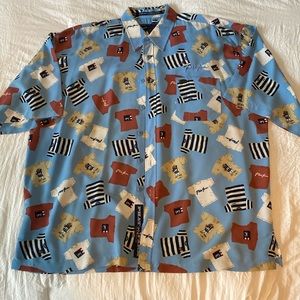 Vintage Phat Farm Graphic Button Down Shirt 3XL